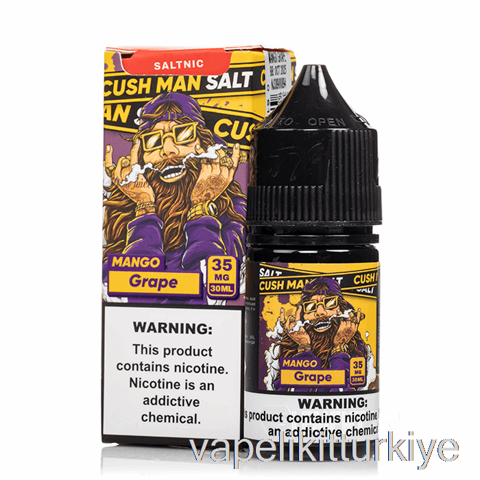 Vape Türkiye Cush Man - Mango üzümü - Pis Tuz - 30ml 50mg